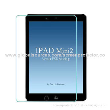 Tempered Glass Screen Protectors for iPad mini 2, 0.05mm ThicknessNew